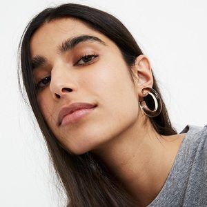 Madewell Resin Hoop Earrings